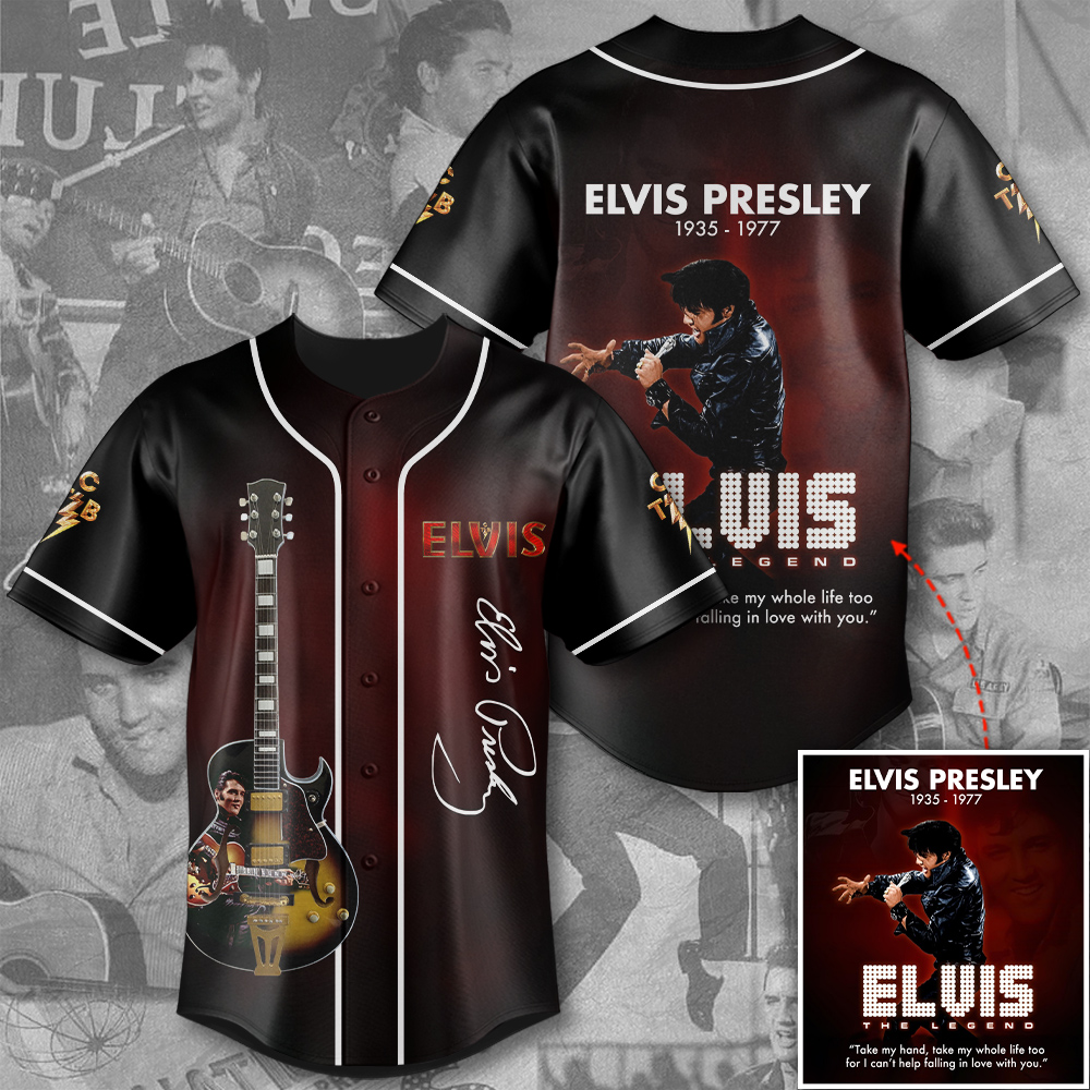 Elvis Presley Baseball Jersey