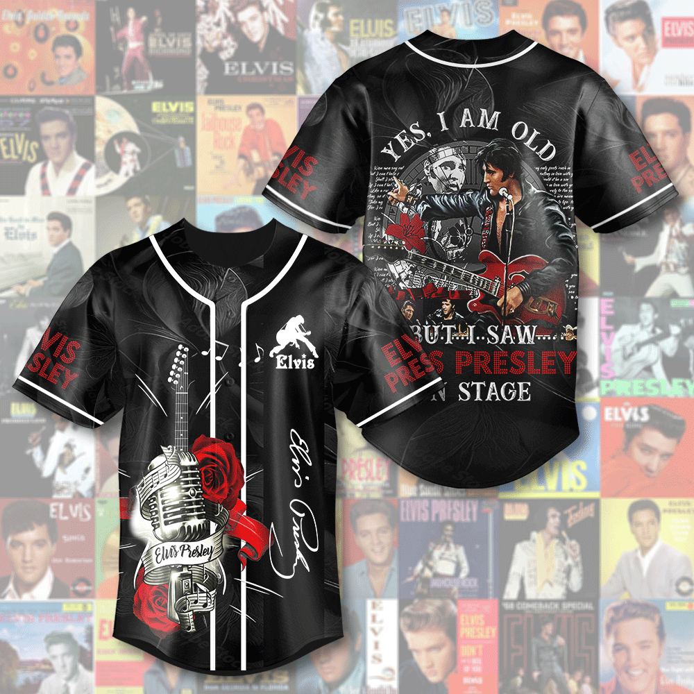 Elvis Presley Baseball Jersey