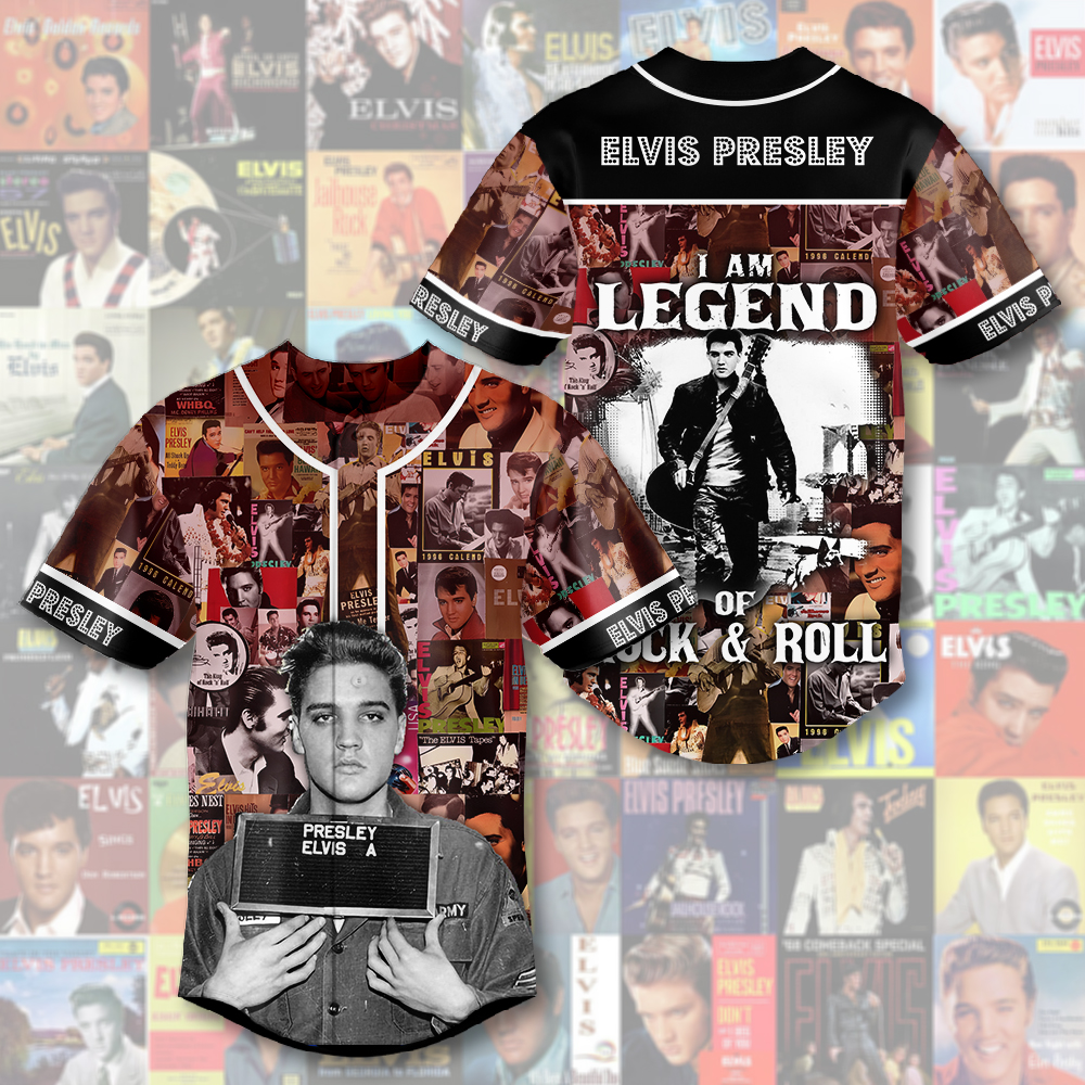 Elvis Presley Baseball Jersey