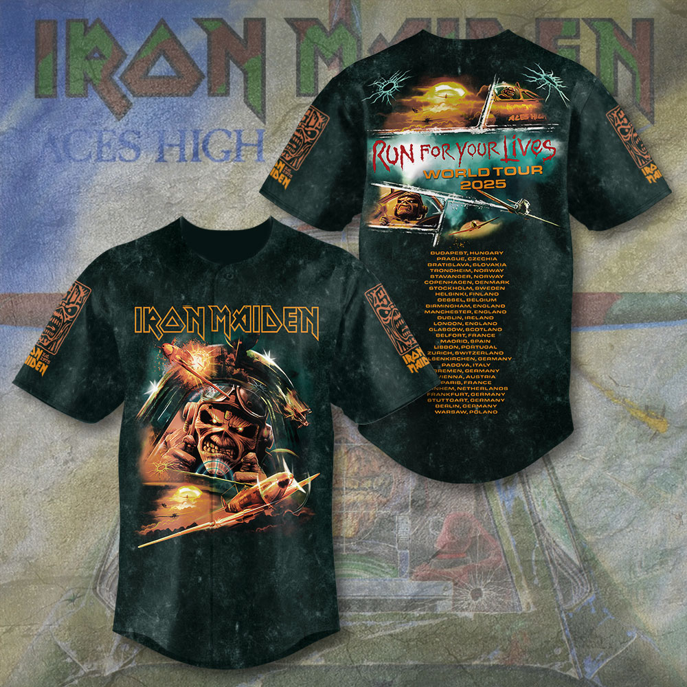 Iron Maiden Baseball Jersey