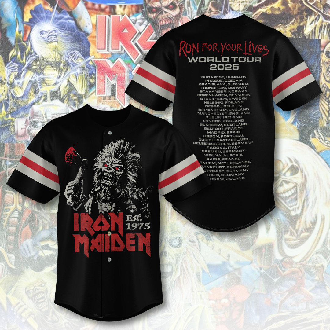 Iron Maiden Baseball Jersey