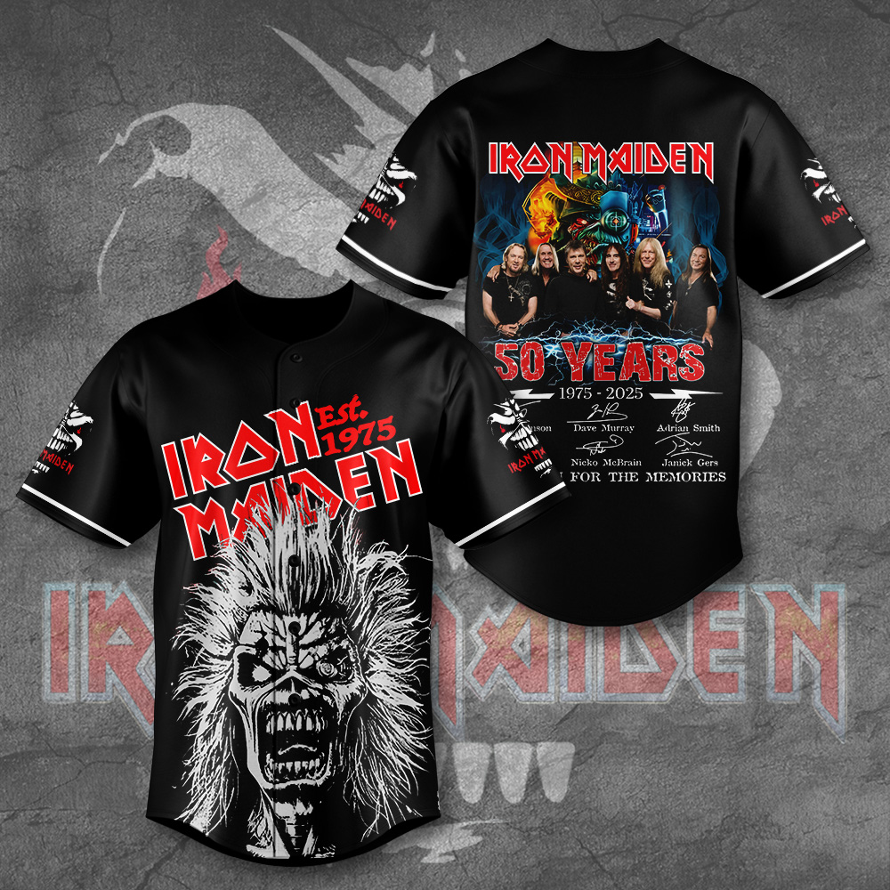 Iron Maiden Baseball Jersey