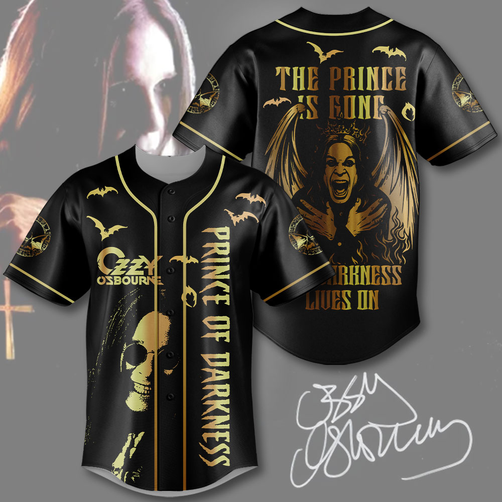 Ozzy Osbourne Baseball Jersey