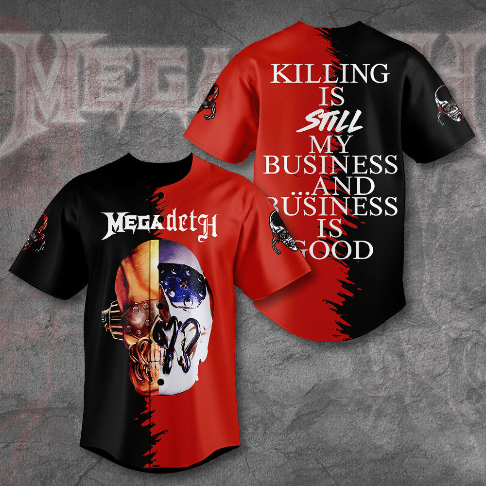 Megadeth Baseball Jersey