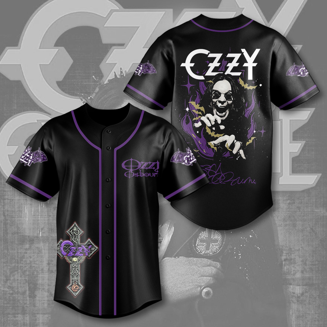 Ozzy Osbourne Baseball Jersey