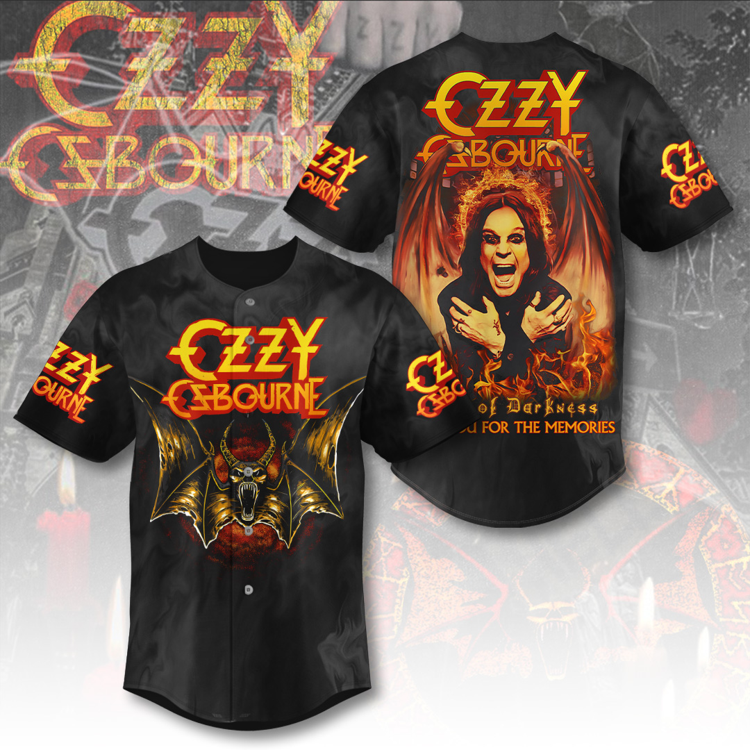 Ozzy Osbourne Baseball Jersey