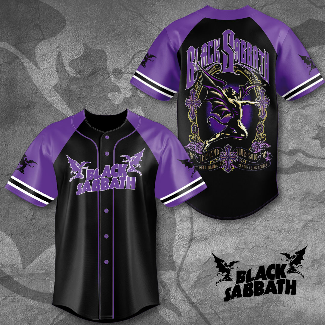 Black Sabbath Baseball Jersey