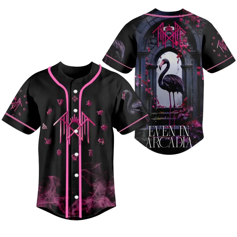 Sleep Token Even In Arcadia Baseball Purple Jersey Sleep Token Tour 2025 Jersey