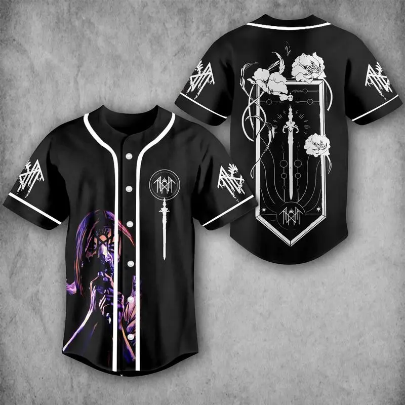 Sleep Token - Damocles Baseball Jersey, Unisex Oversize Jersey