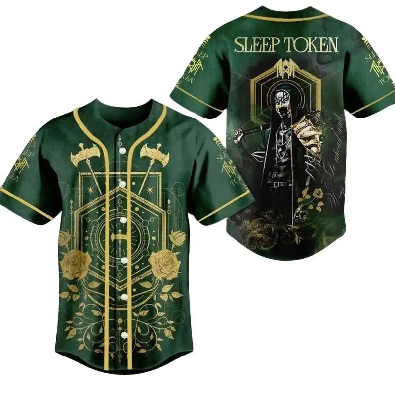 Sleep Token 2025 Baseball Jersey  Limited Edition Unisex Concert Shirt