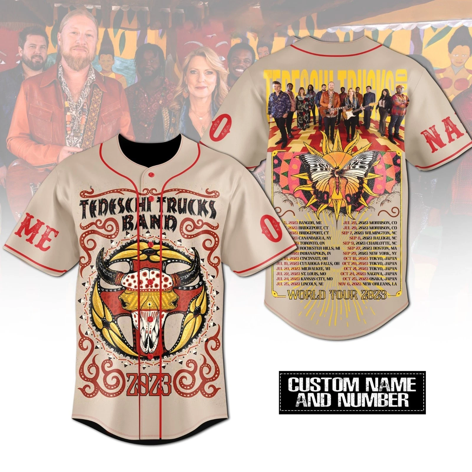 Coldplay Band Concert 3D Baseball Jersey