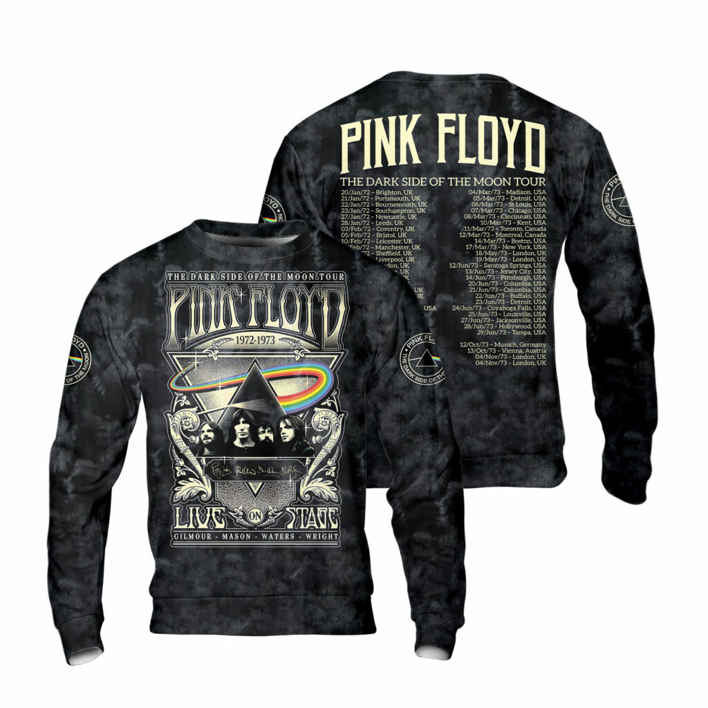 Pink Floyd Dark Side Of The Moon Tour2025 Sweatshirt