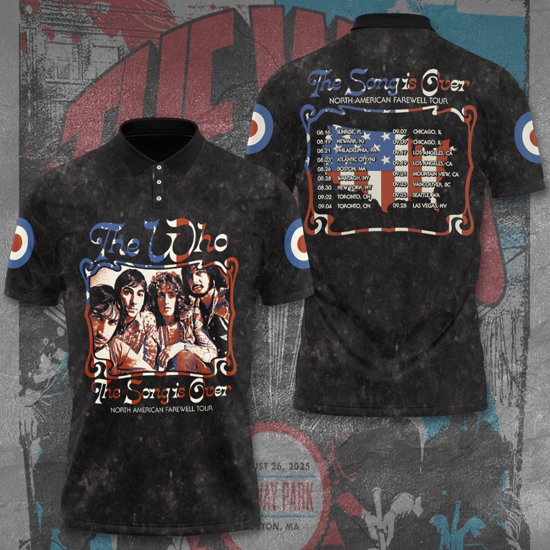 The Who Songs Of Experience Tour Polo Shirt