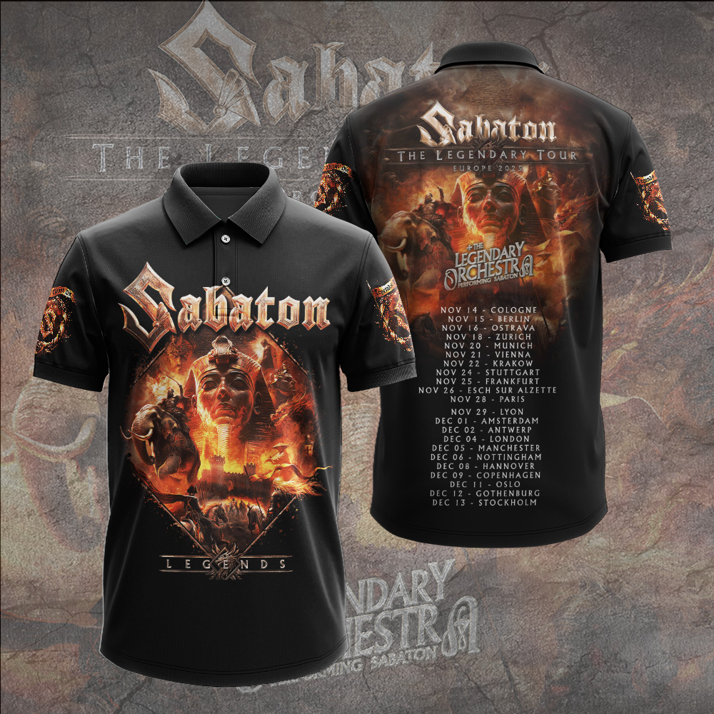 Sabaton World Tour Polo Shirt