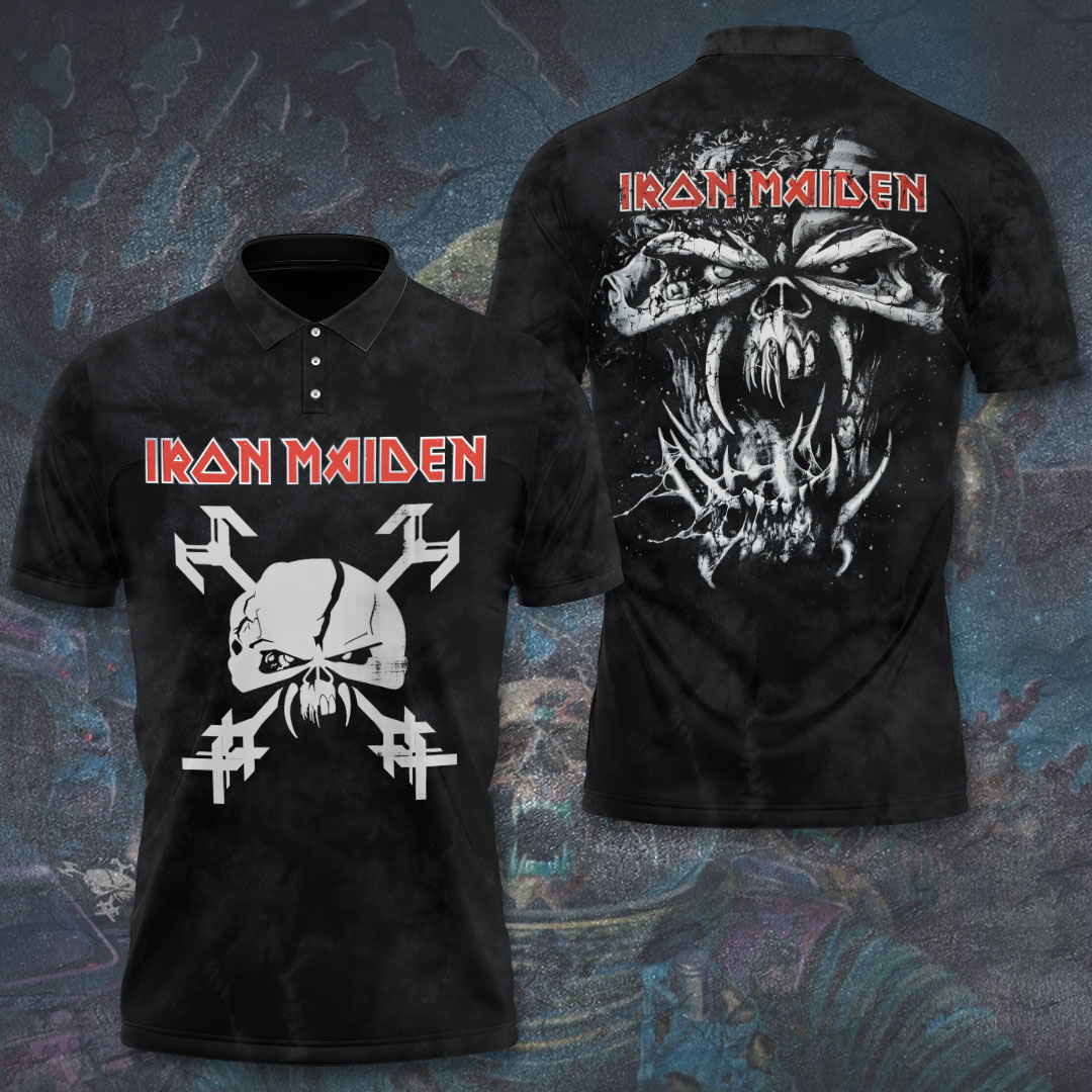 Iron Maiden Nicko Mcbrain Polo Shirt