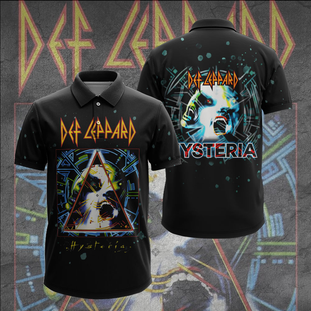 Def Leppard Tour 2025 Polo Shirt