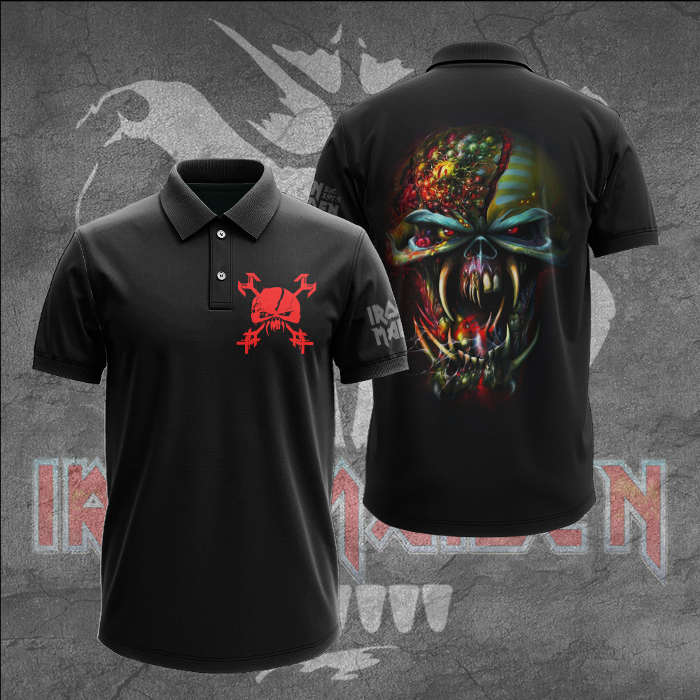Iron Maiden Paul DiAnno Polo Shirt