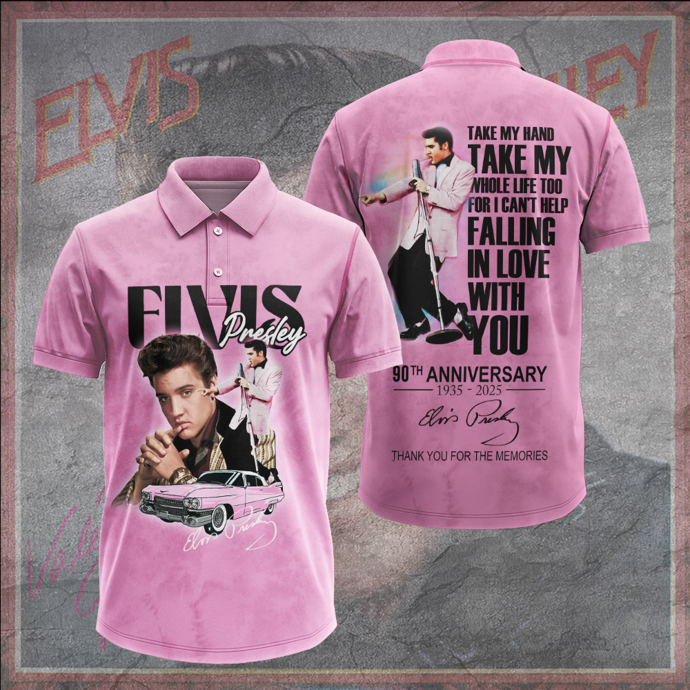 Elvis Presley Music Las Vegas Polo Shirt