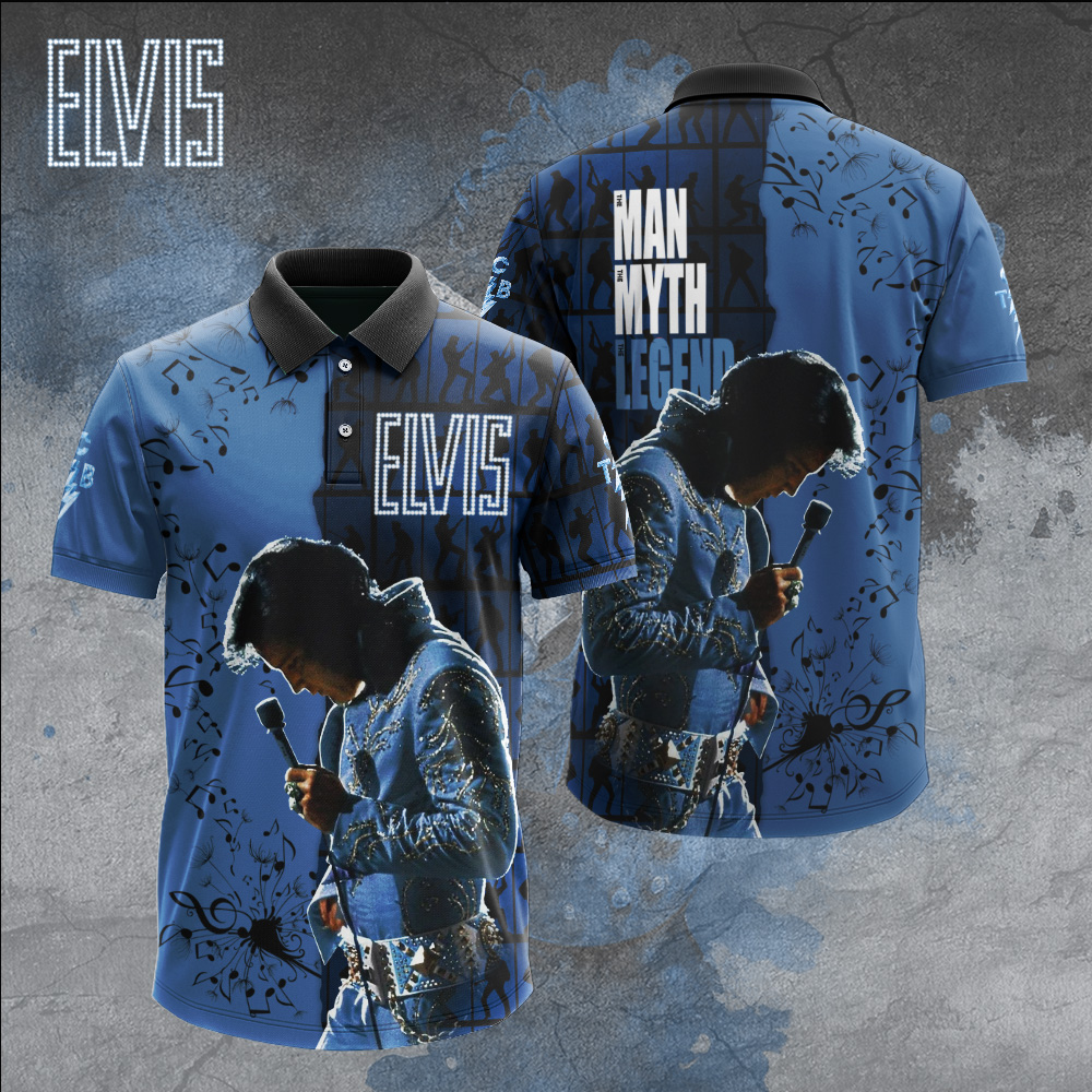 Elvis Presley Music Stax Polo Shirt