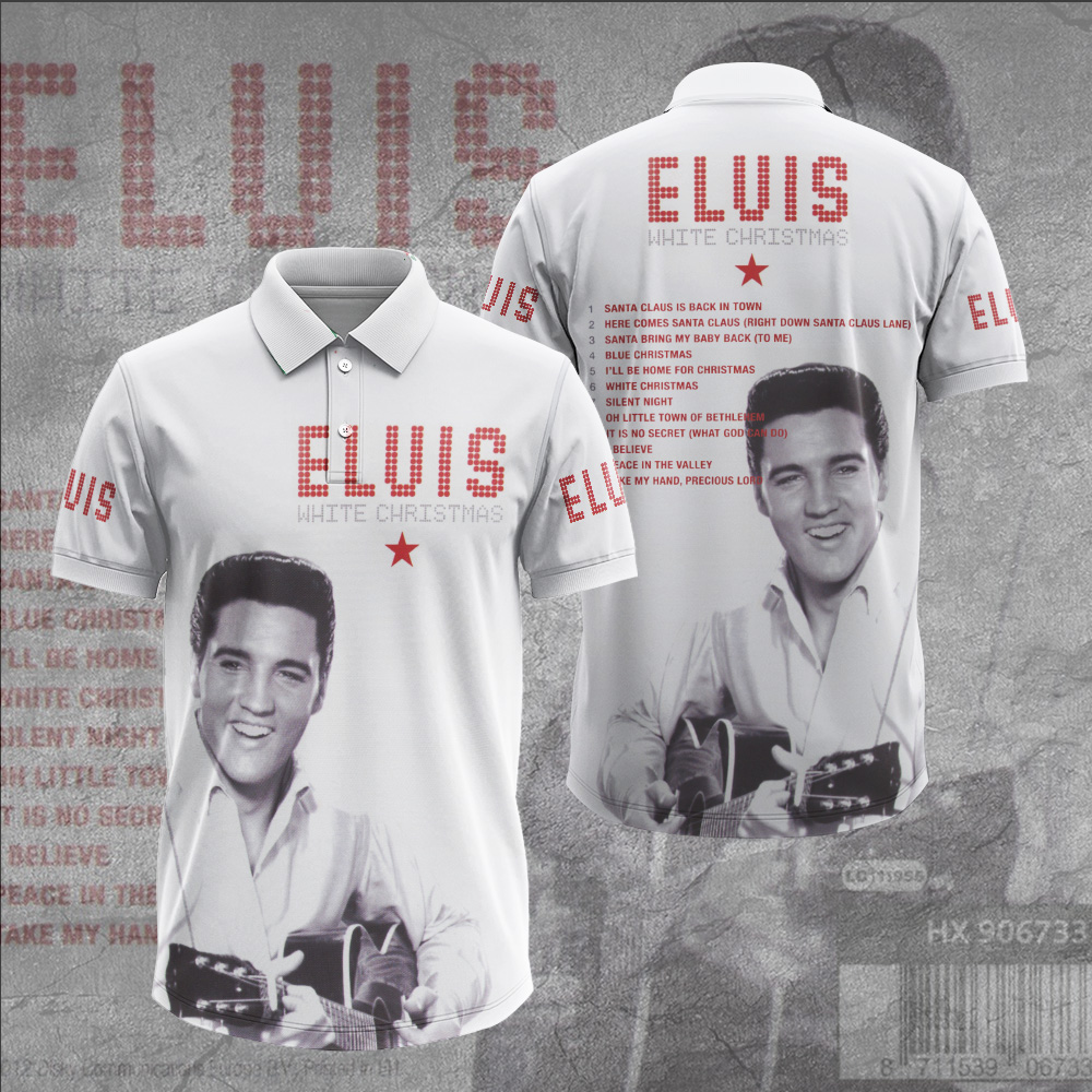 Elvis Presley Retro Colonel Tom Parker Polo Shirt