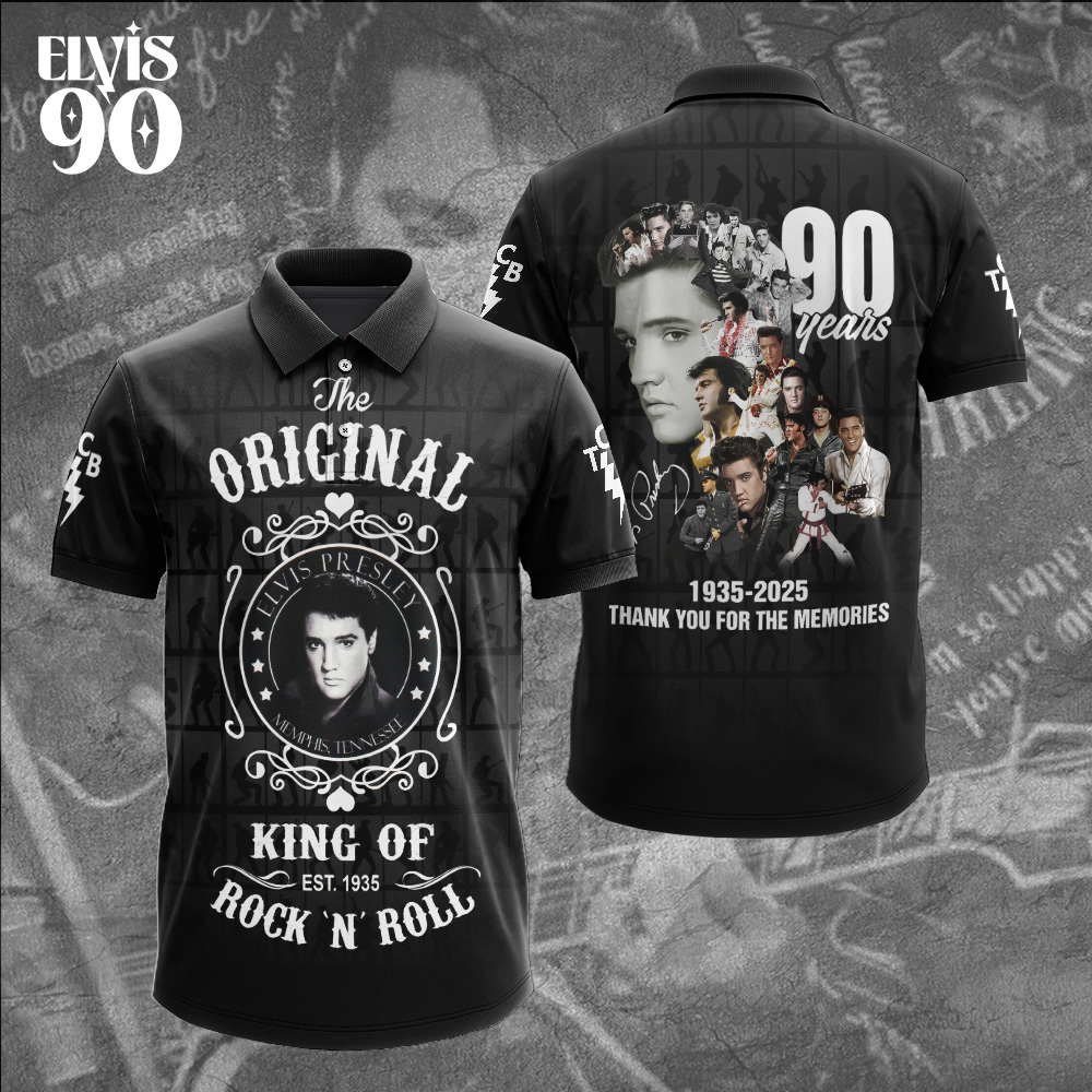 Elvis Presley Vintage Idol Polo Shirt