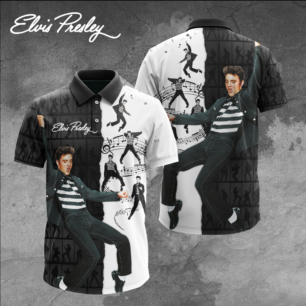 Elvis Presley Music Recording Studio Polo Shirt