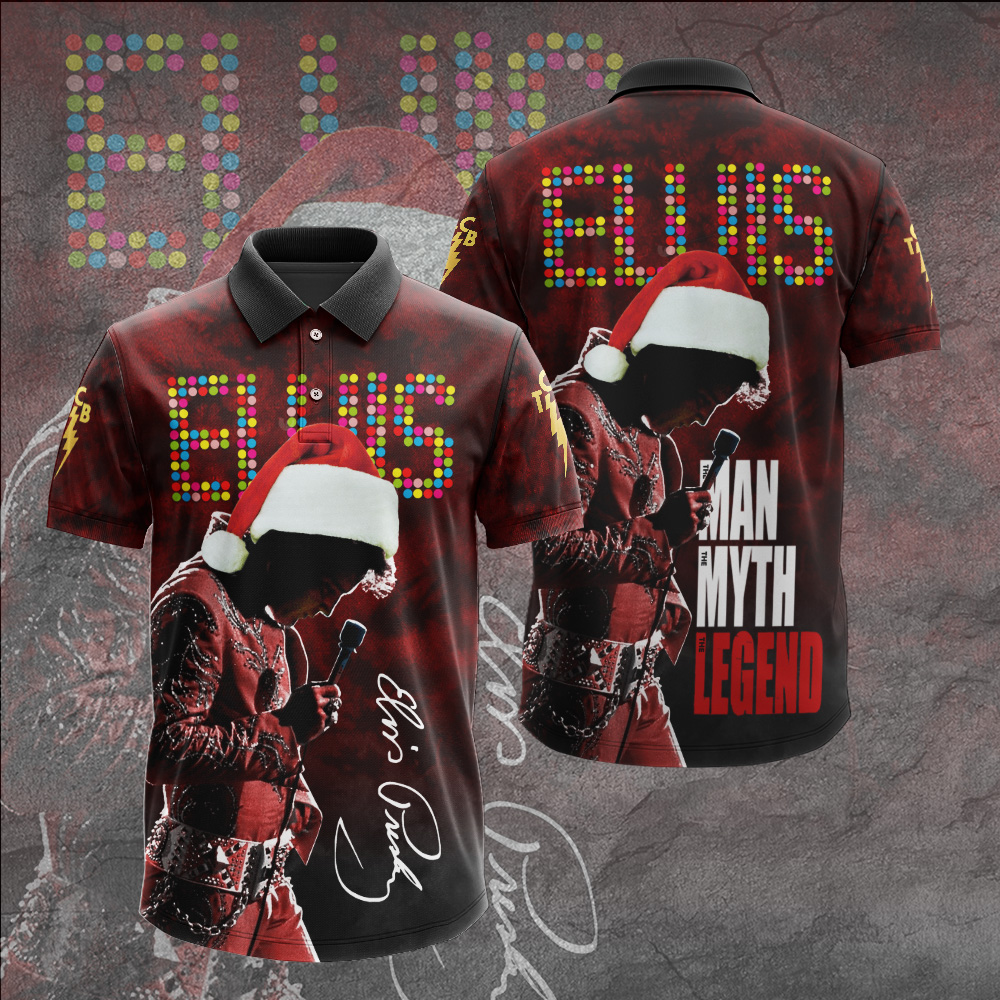 Elvis Presley Retro Hip-Shaking Polo Shirt
