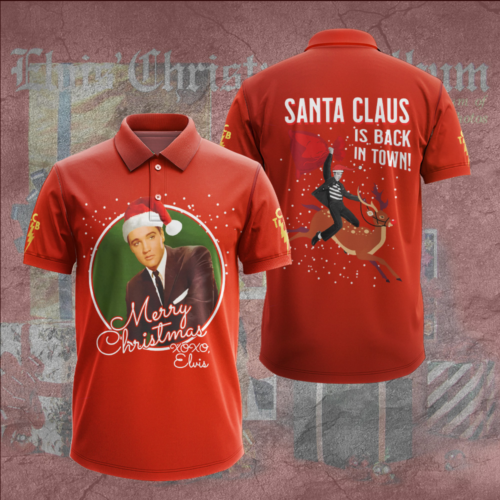 Elvis Presley Retro Hip Movements Polo Shirt