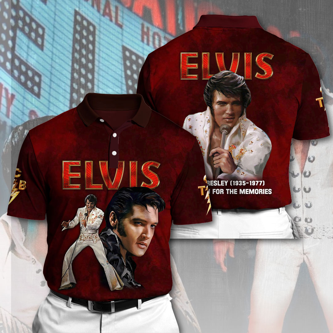 Elvis Presley Week Campy 1960S Films Polo Shirt