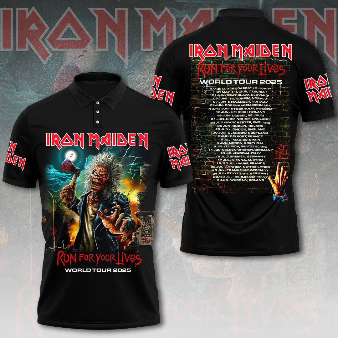 Iron Maiden Essential Tracks Polo Shirt
