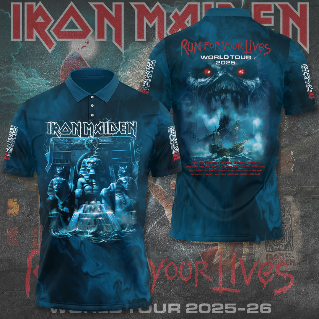 Iron Maiden Pyrotechnics Polo Shirt