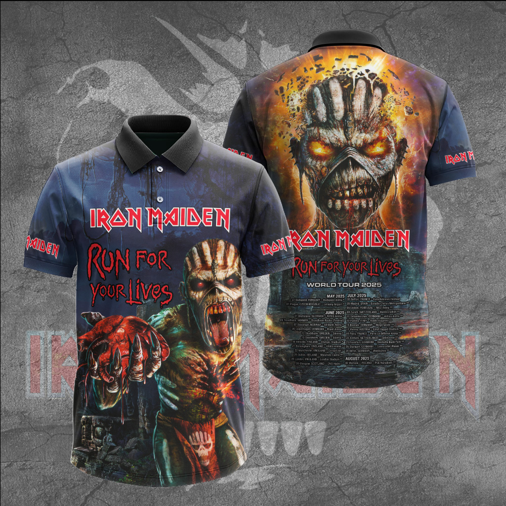Iron Maiden Essential Tracks 3D Polo Shirt