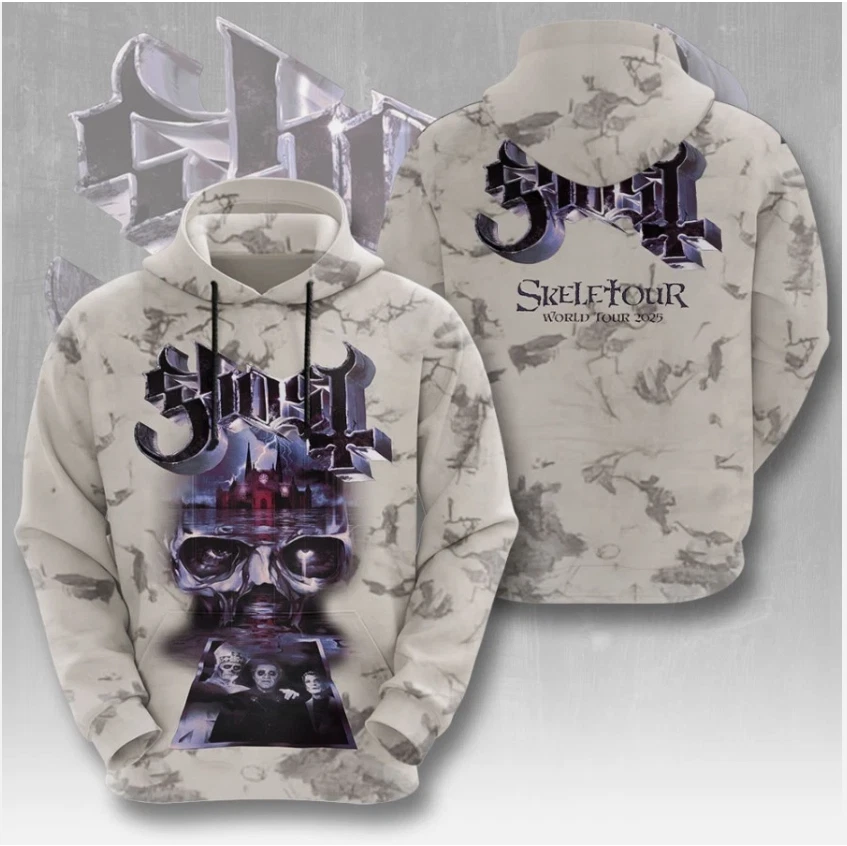 Ghost Band 3D Hoodie Best For Fan Ghost Band Tour 2025 