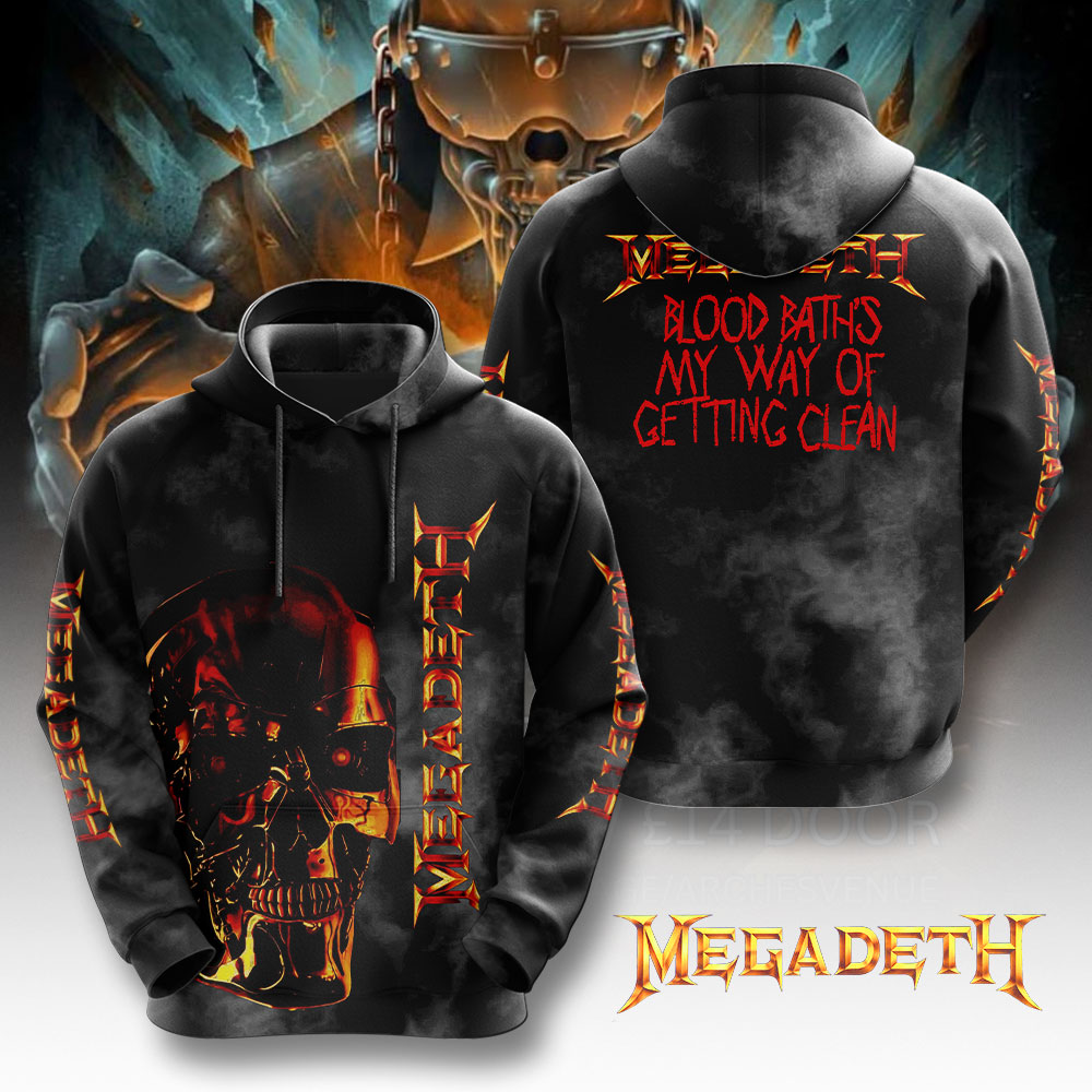 Megadeth Band Hoodie Black