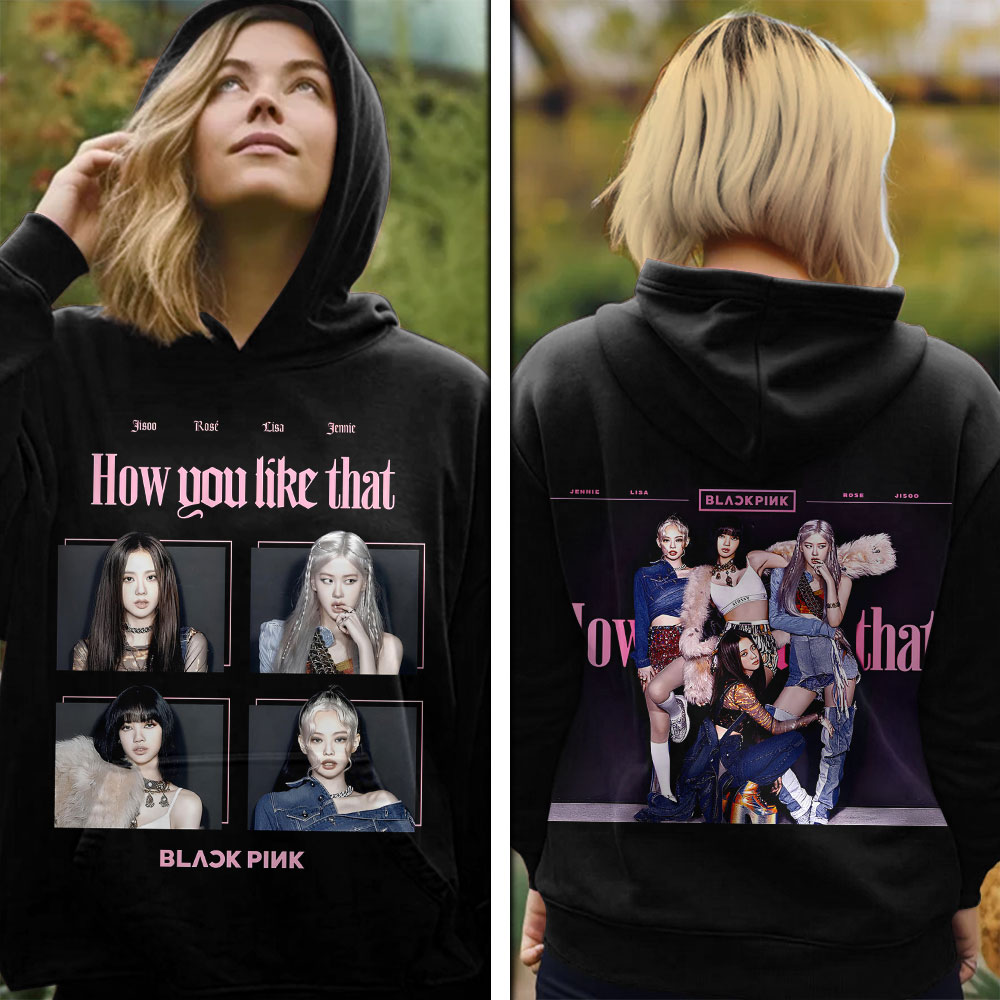 Blackpink Retro 3D Hoodie