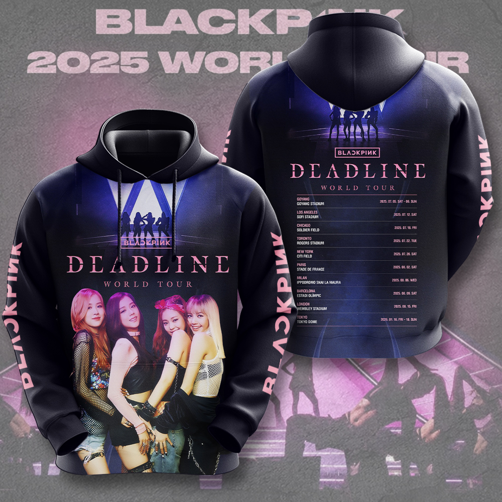 Blackpink Deadline Tour 2025 Hoodie