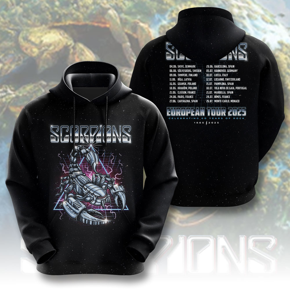 Scorpions World Tour 2025 Hoodie
