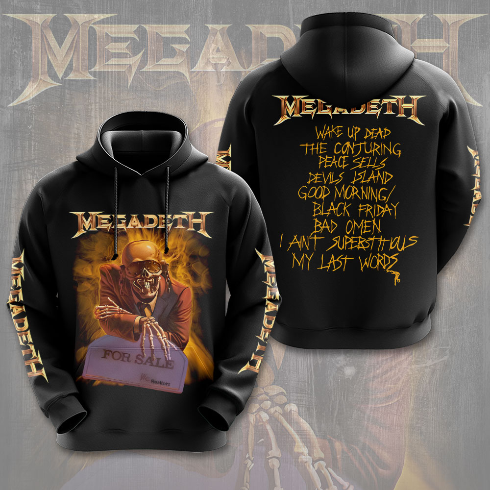 Megadeth World Tour 2023 Hoodie