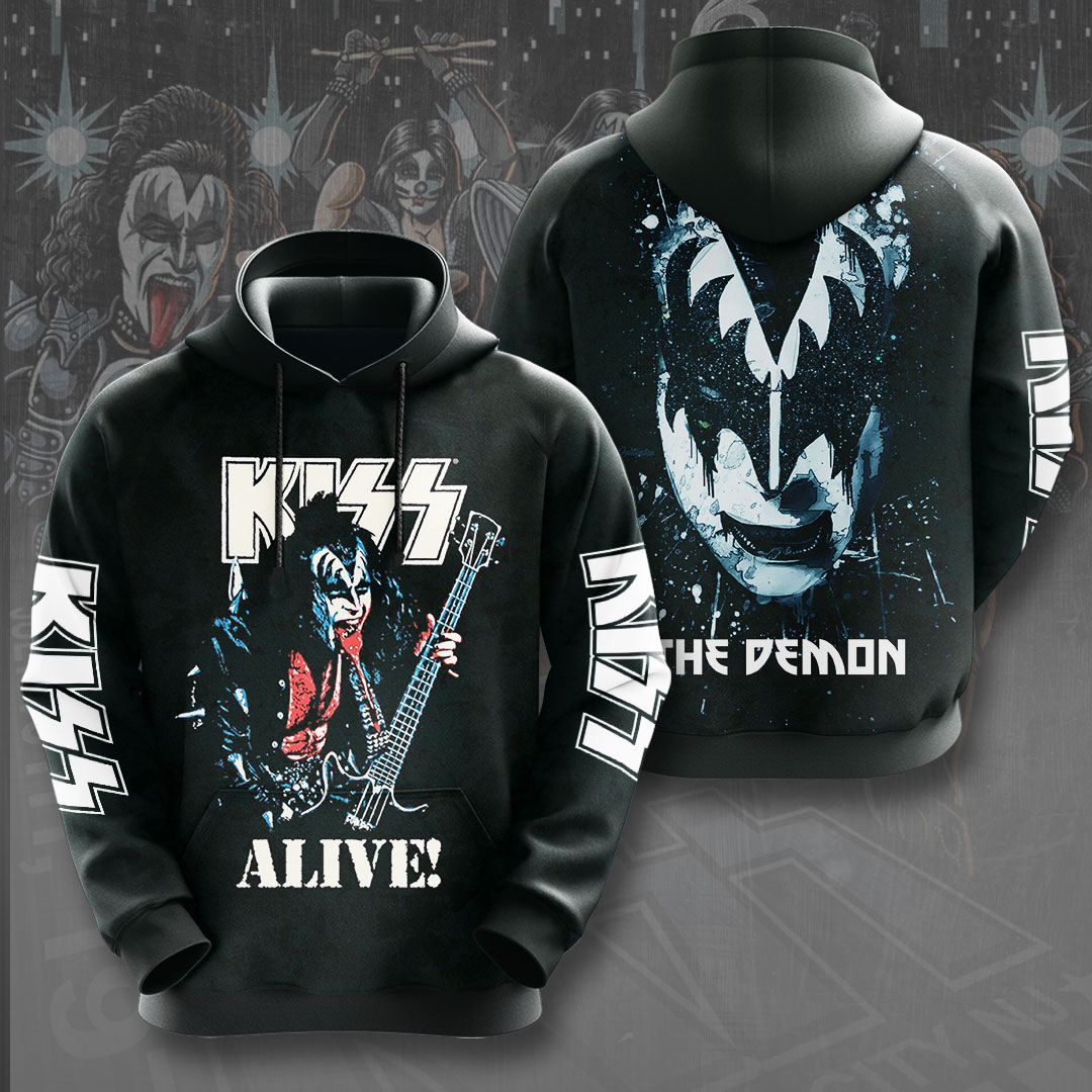 Kiss Alive The Demon Graphic Hoodie