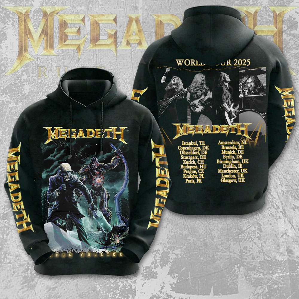 Megadeth 2023 World Tour Hoodie