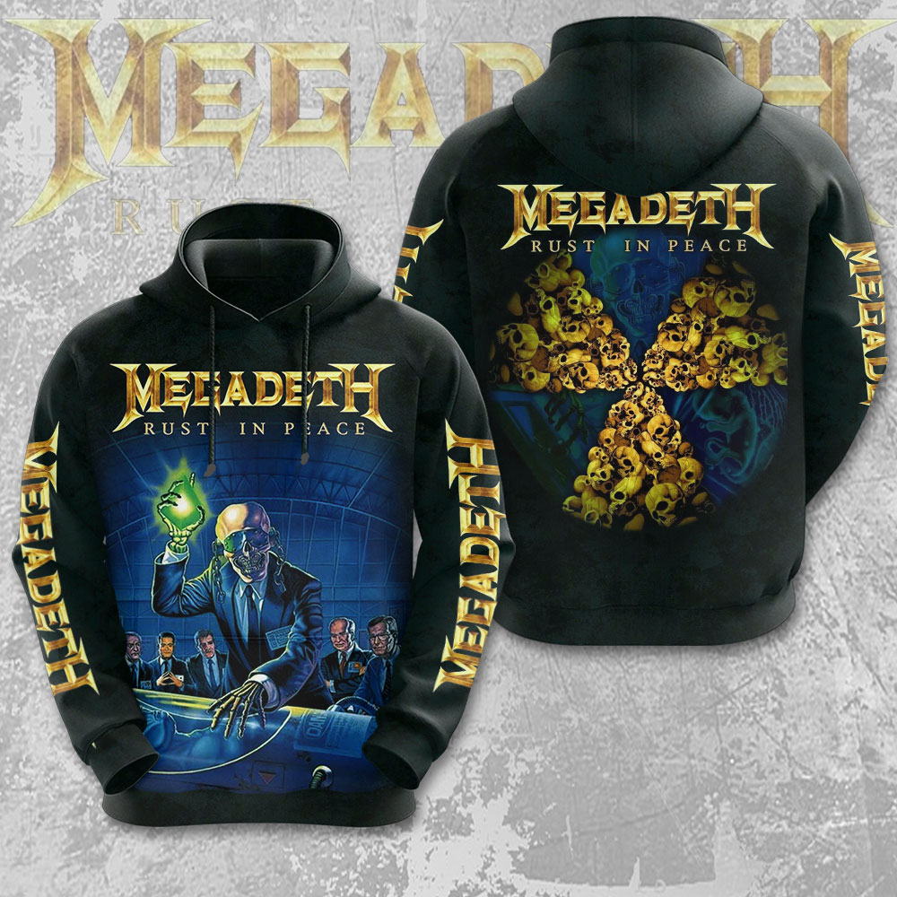 Megadeth Rust In Peace Graphic Hoodie