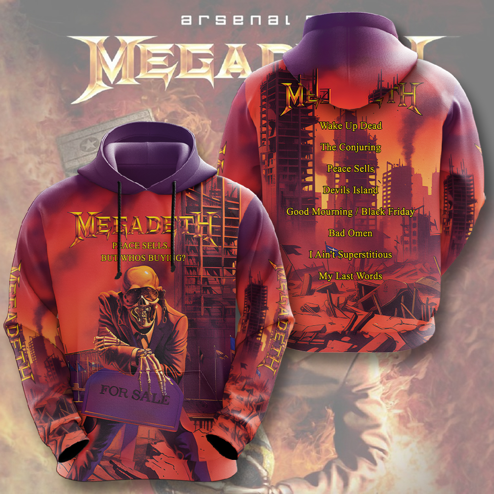 Megadeth The Sick, The Dying... And The Dead! Tour Hoodie