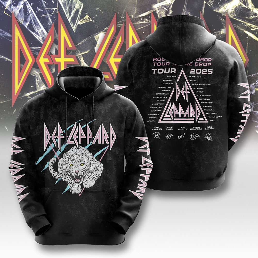 Def Leppard Rock Till You Drop Tour Till We Drop Tour 2025 