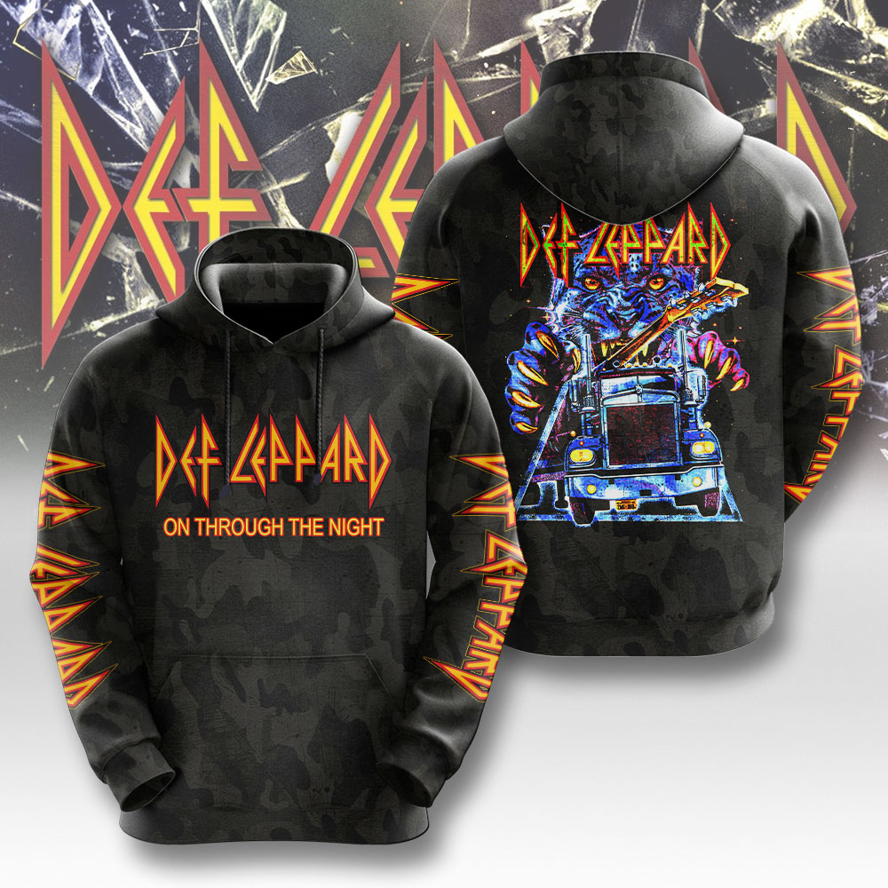 New Def Leppard Summer Tour 3D Gift Family Hoodie
