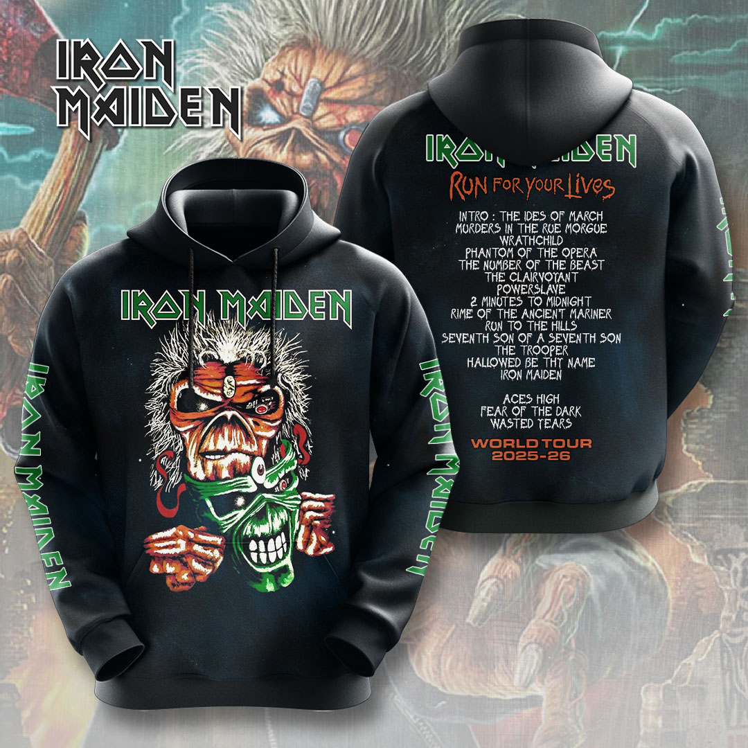 Iron Maiden Fear Of The Dark Hoodie Men