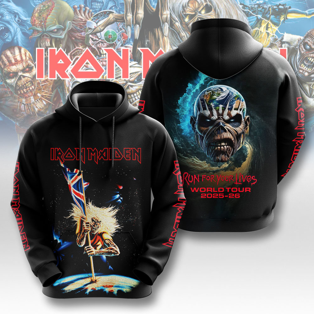Iron Maiden Somewhere In Time Hoodie
