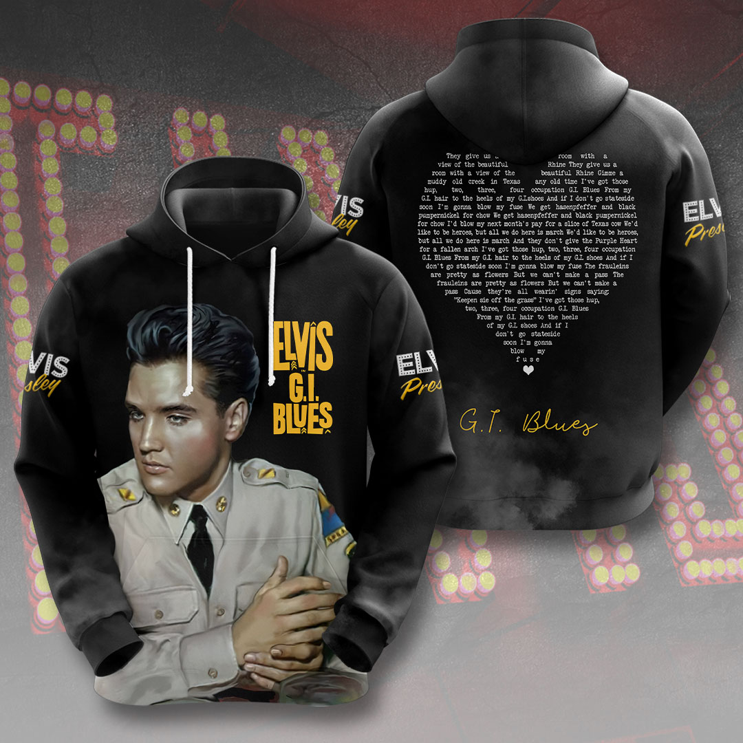 Elvis Presley Lyric Song Hoodie