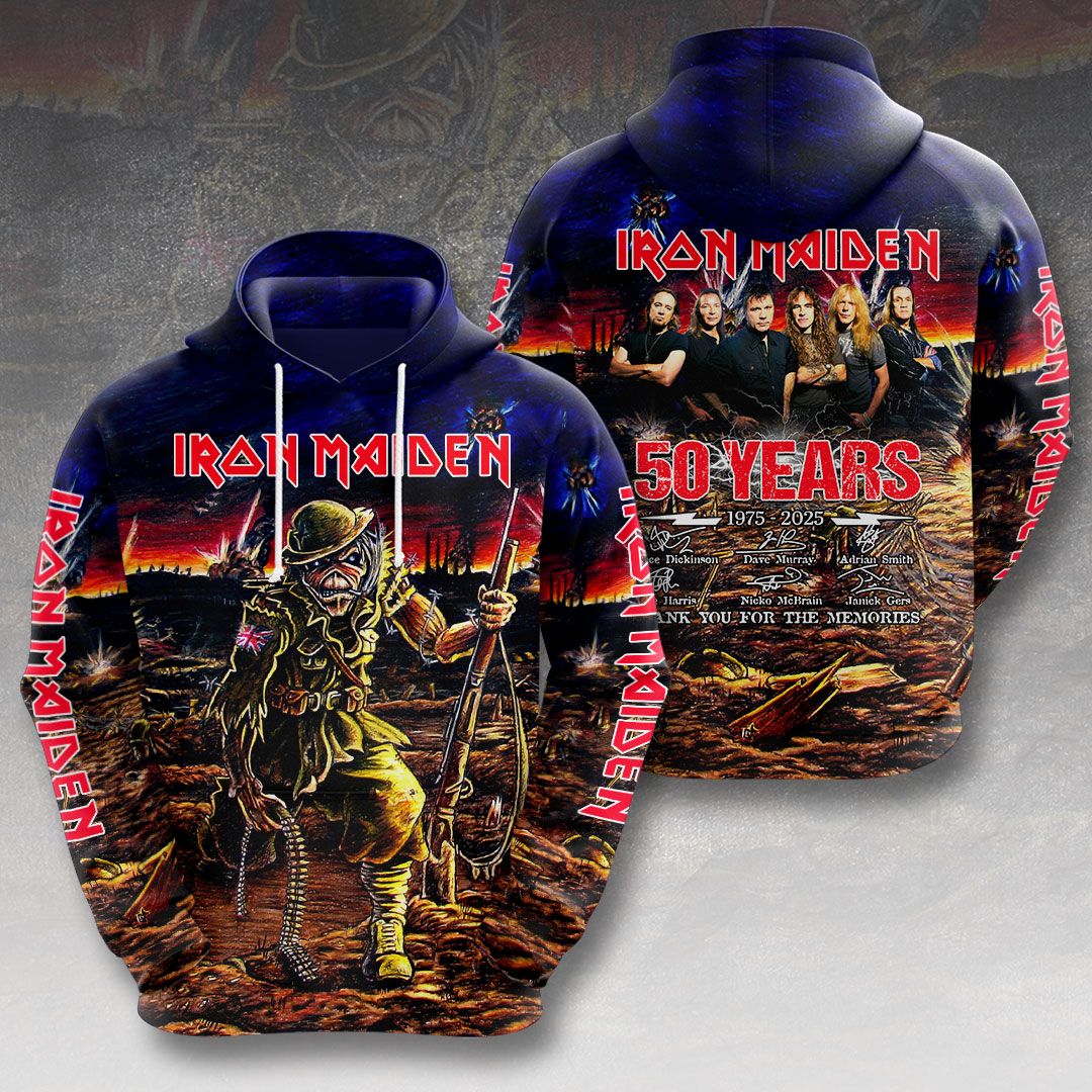 Iron Maiden No Prayer For The Dying Hoodie