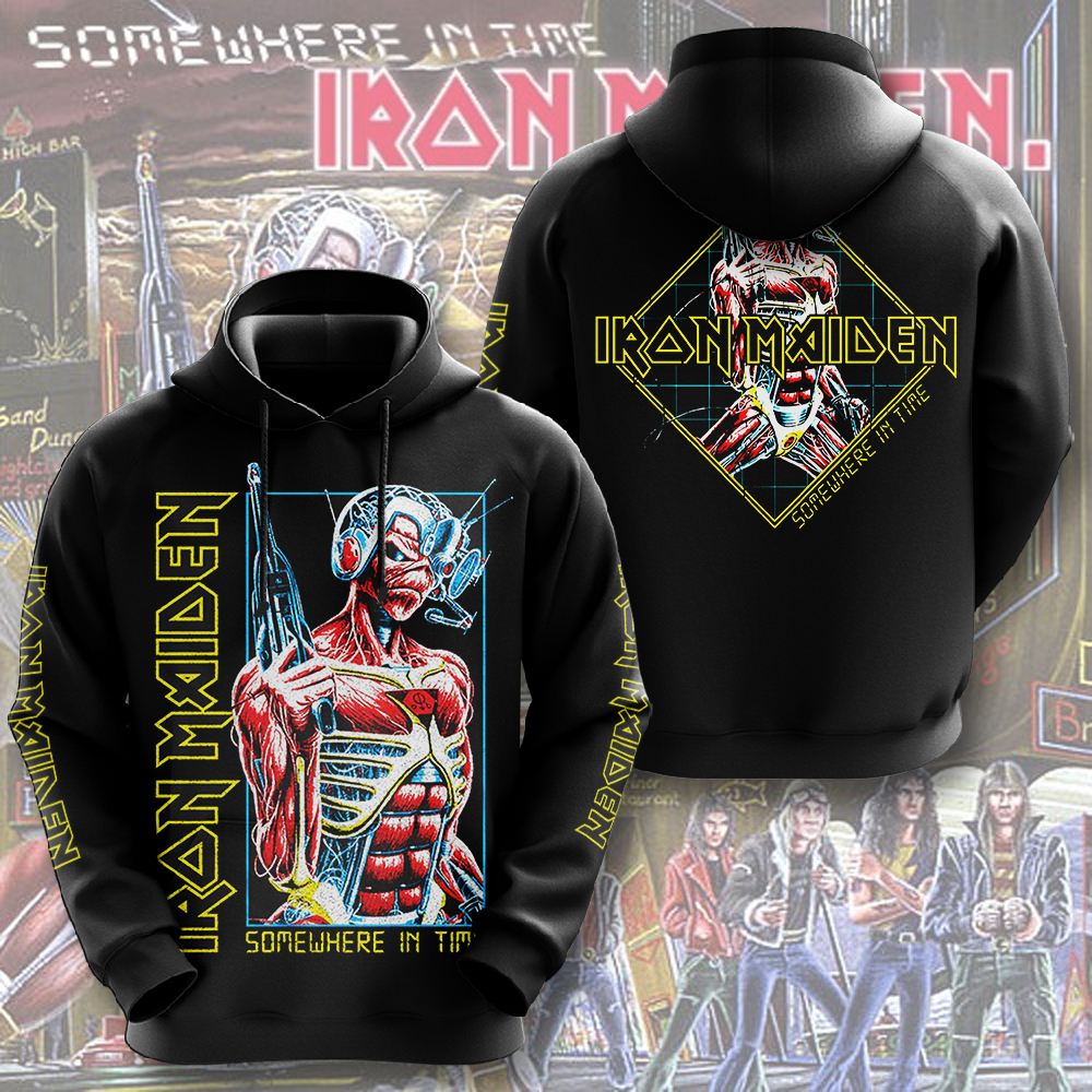 Iron Maiden 80S Metal Hoodie