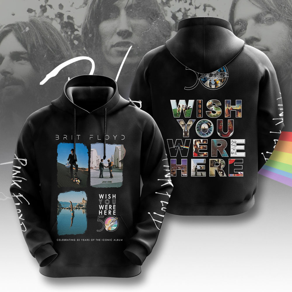 Pink Floyd Wish You Were Here Hoodie  Classic Album Tribute